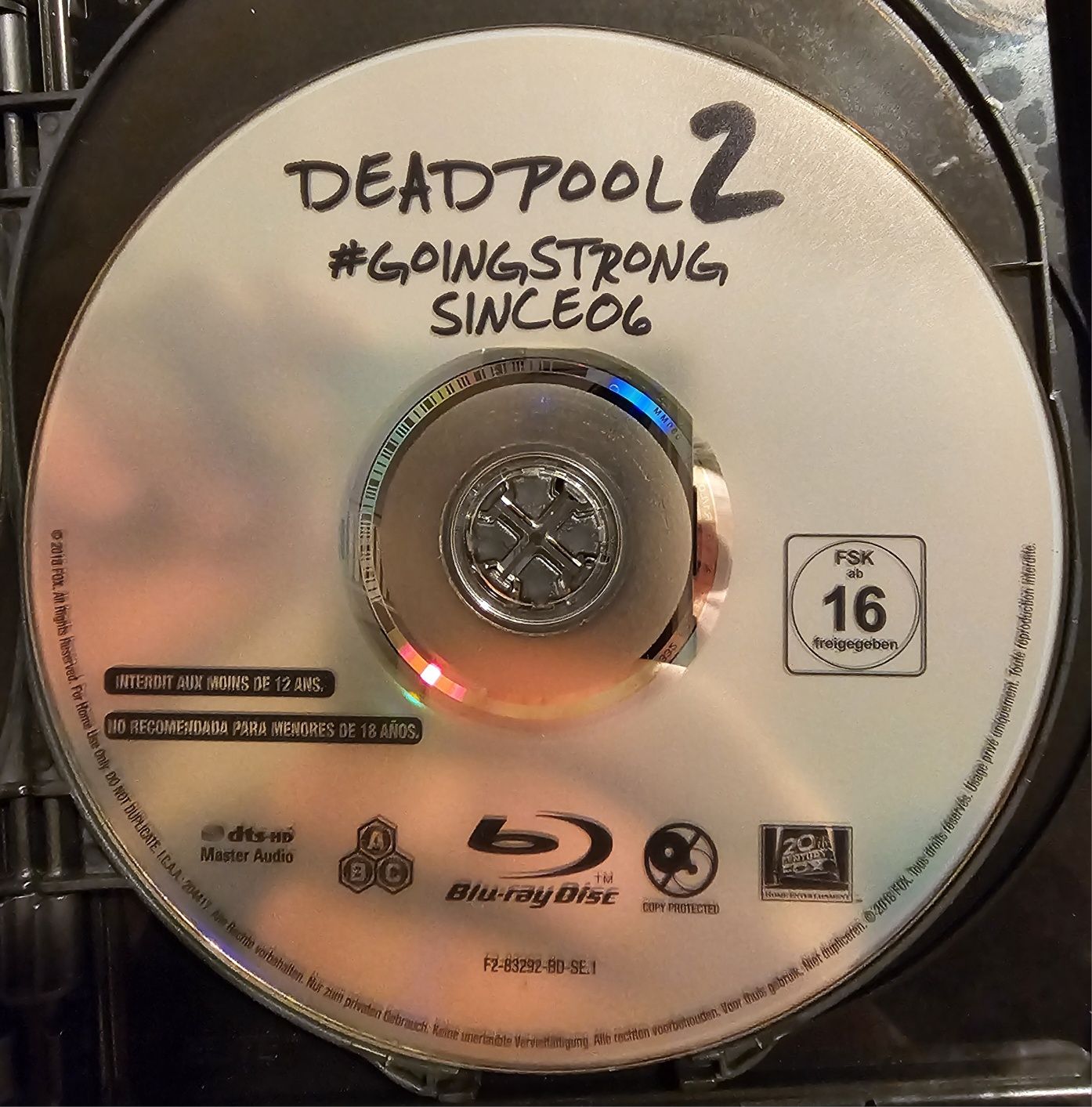DEADPOOL 2  4K + Blu-ray