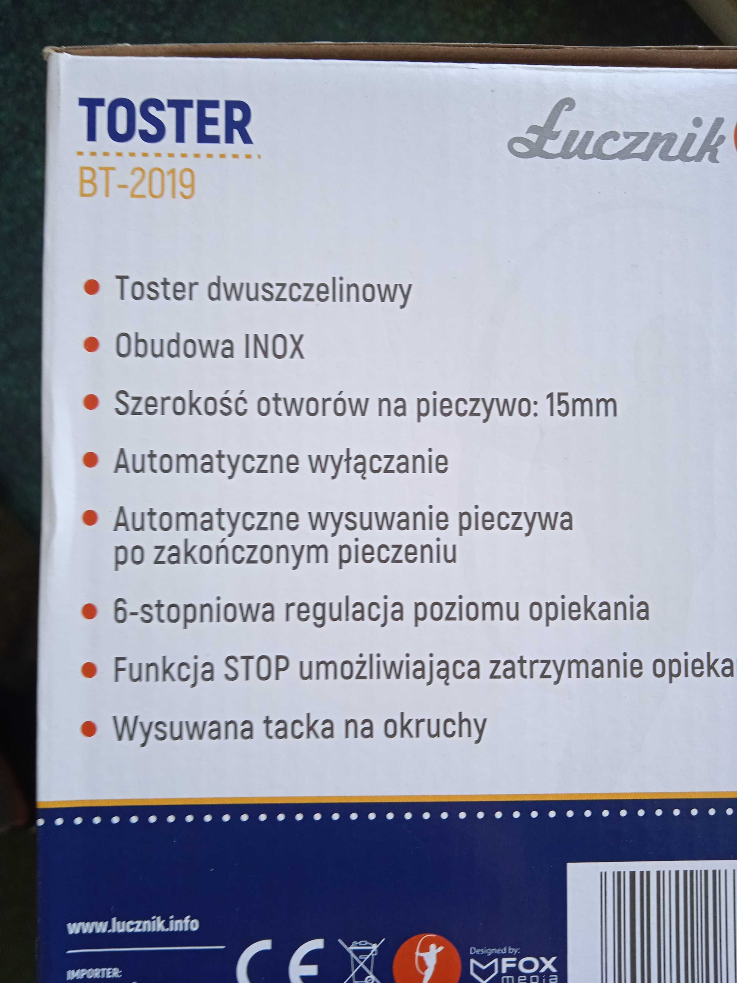 Toster łucznik 2 razy użyty