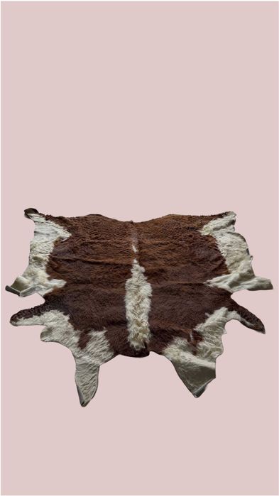 Tapete de Pele de Vaca Natural