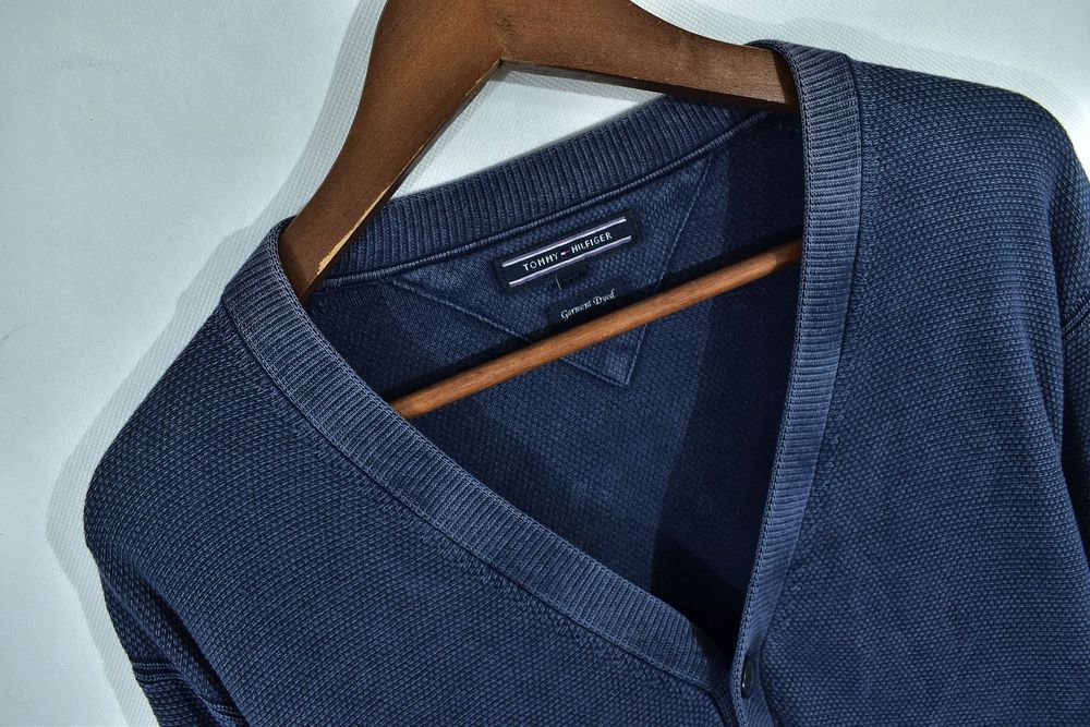 Tommy Hilfiger Bawełniany Rozpinany Sweter Xxl