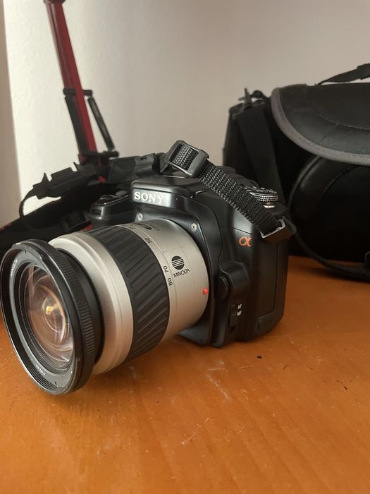 Sony alpha 100 com objetivas minolta e sigma