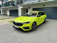Skoda Octavia 245 KM DSG Salon PL Serwis ASO FV 23 % RS Challenge Head UP Canton