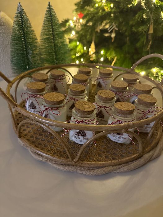 zestaw świec sojowych ręcznie robionych