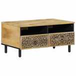 vidaXL Stolik kawowy, 80x54x40 cm, lite drewno mango