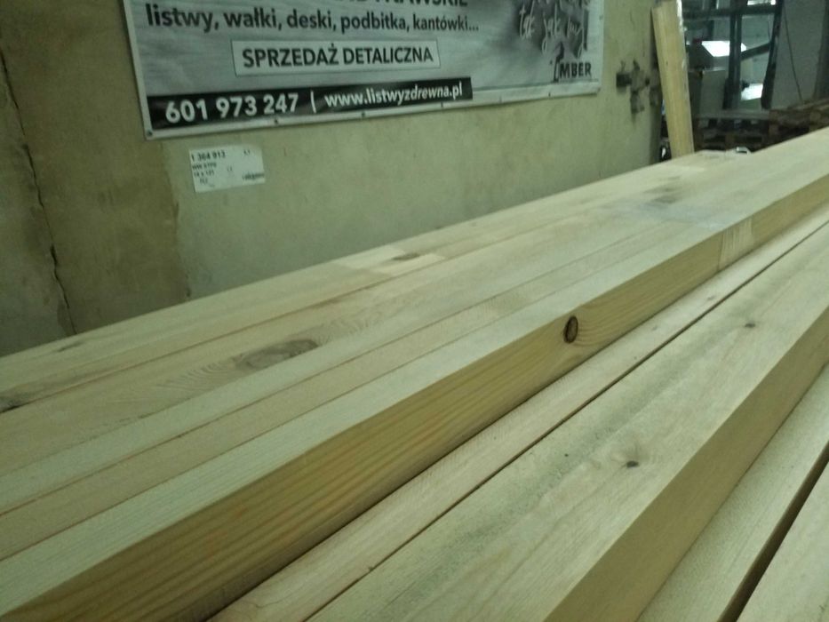 Kantówka 30x40 mm drewniana heblowana sosna legar  listwa prostokątna