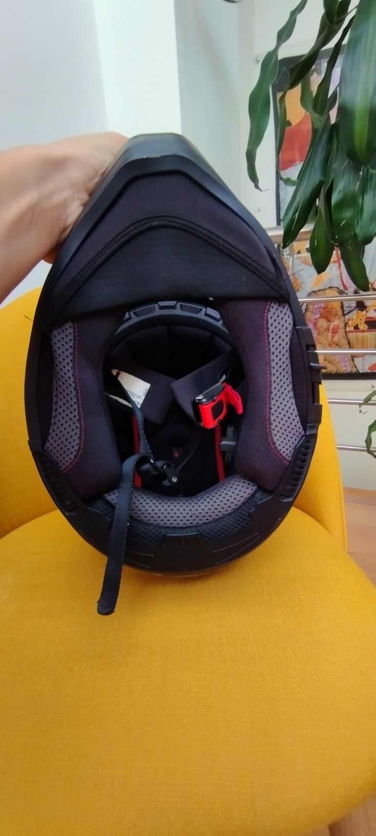 Capacete axxis policarbono para off road