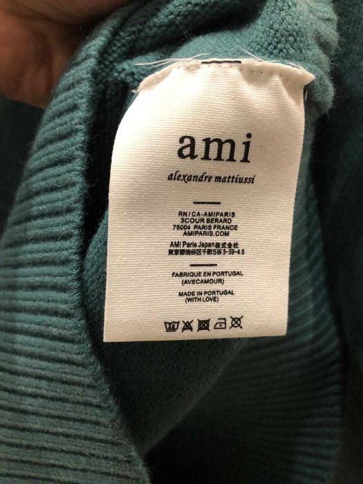 camisola ami paris verde size M - nova