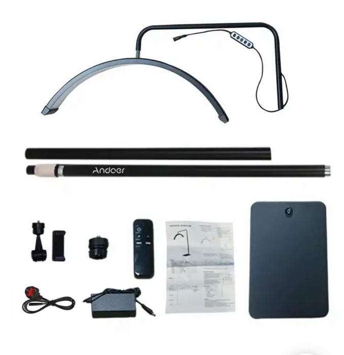 Czarna lampa kosmetyczna 36w rzesy stylizacja led moon