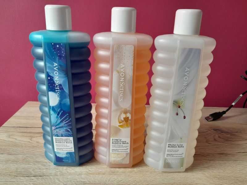 Zestaw 3 sztuk płynów do kąpieli 500ml.