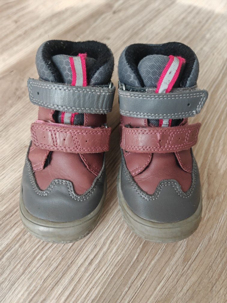 Buty dziewczęce skórzane Bartek r. 23 14,7 cm jesienno zimowe
