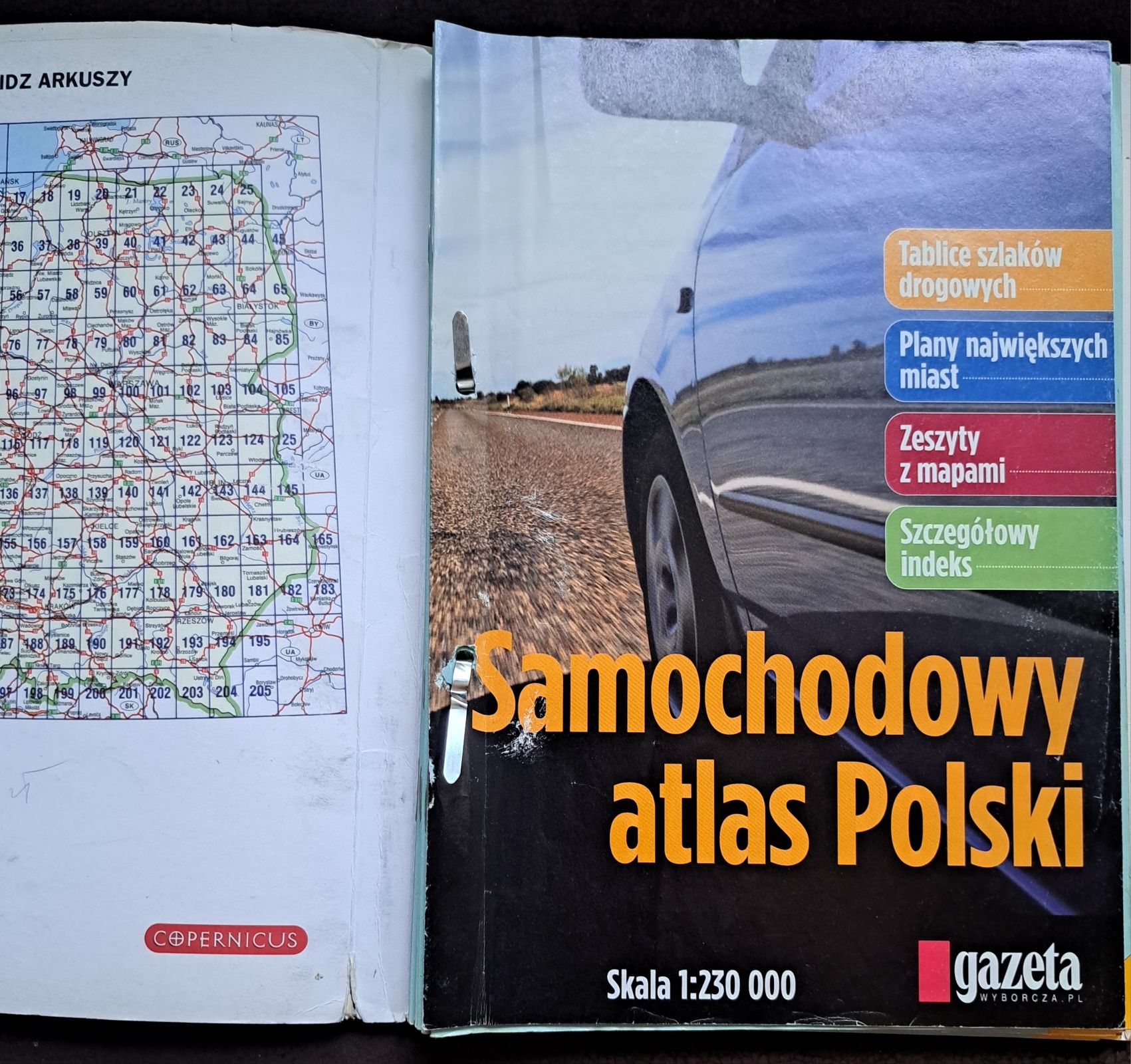 Samochodowy Atlas Polski.