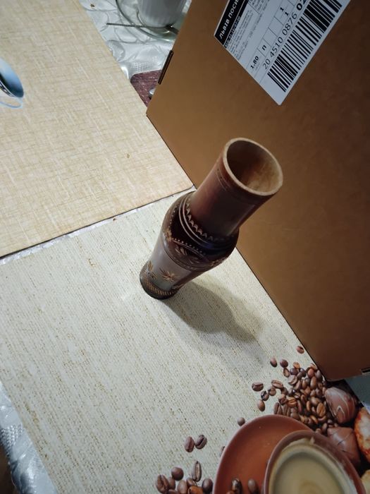 Дерев'яна різьблена ваза часів СРСР