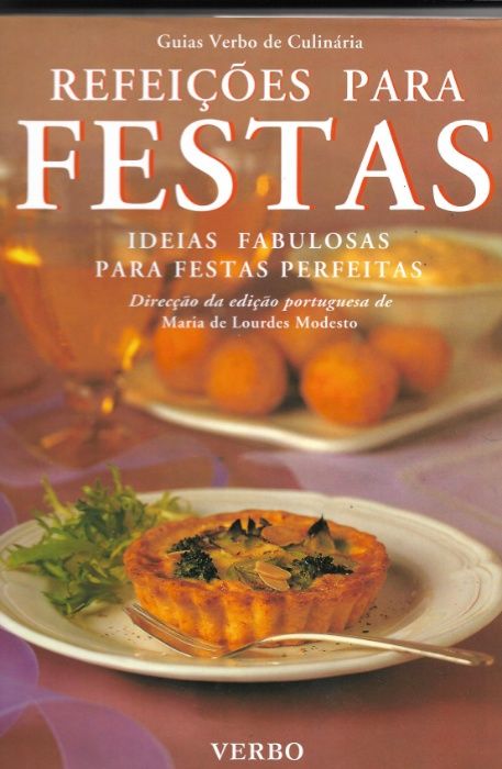 3 livros de culinária da Verbo