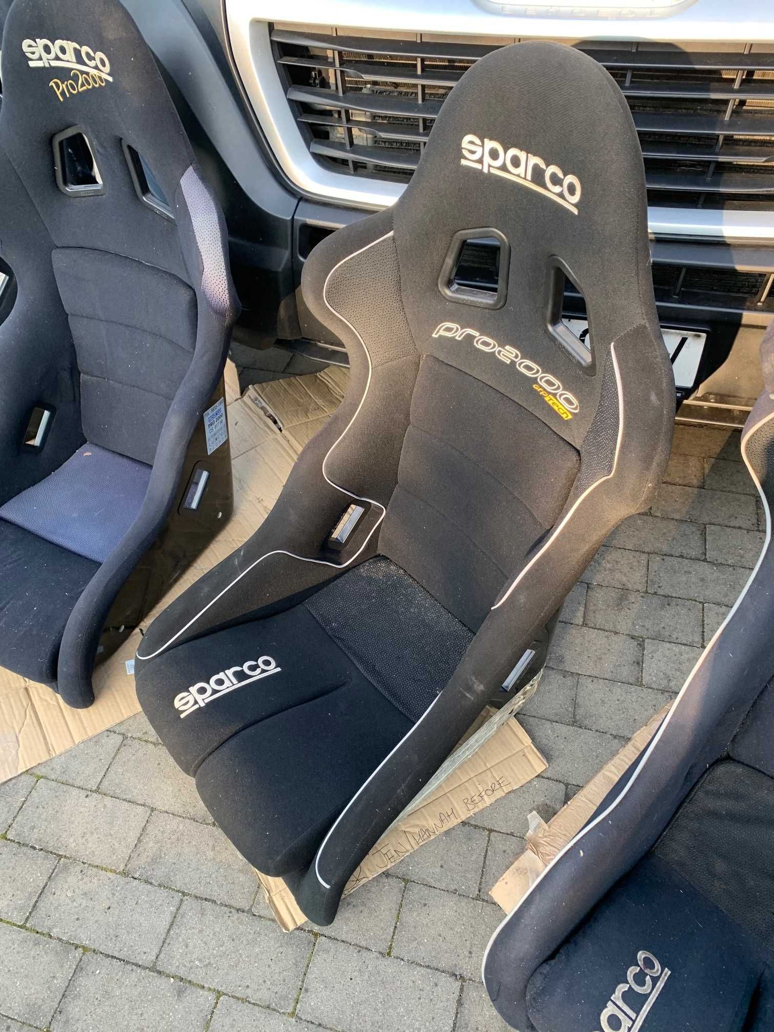 2X fotel kubełkowy SPARCO PRO2000 time atac kjs drift rajdy recaro omp