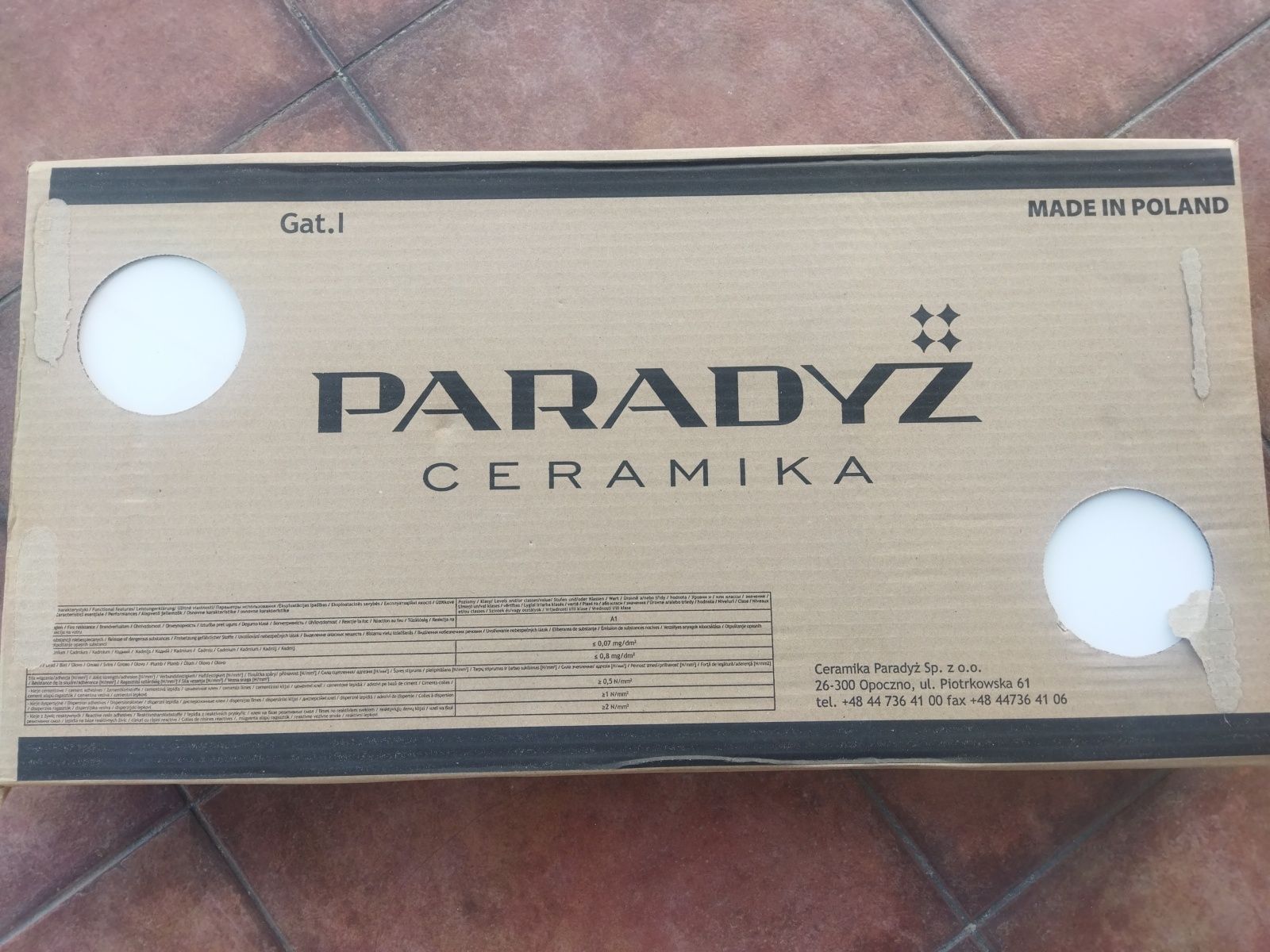 Płytki ścienne Paradyż Neve Bianco