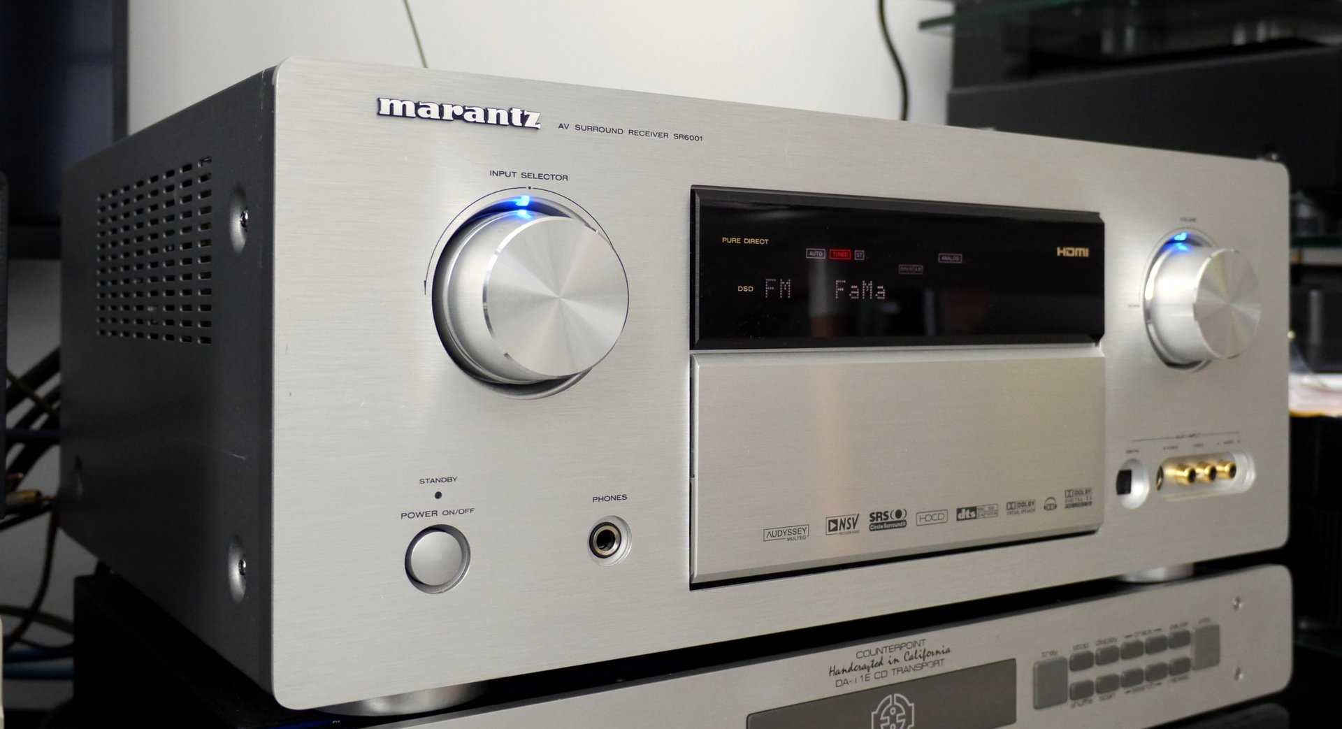Marantz SR6001 - 7.1 ch Dolby Digital EX\DTS 96/24, ES, Neo:6\HDCD\DSD