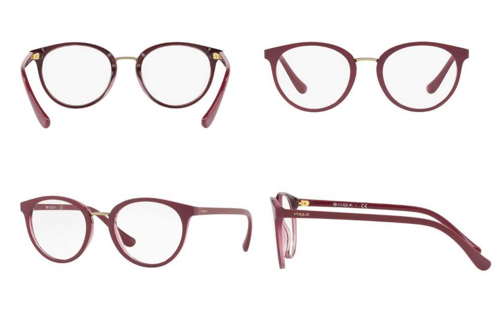 Damskie okulary VOGUE VO5167 - oprawki 50mm, soczewki do dali, etui