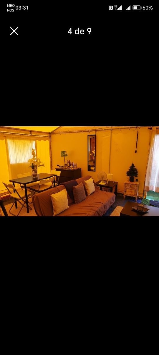 Tenda 50m2 com recheio