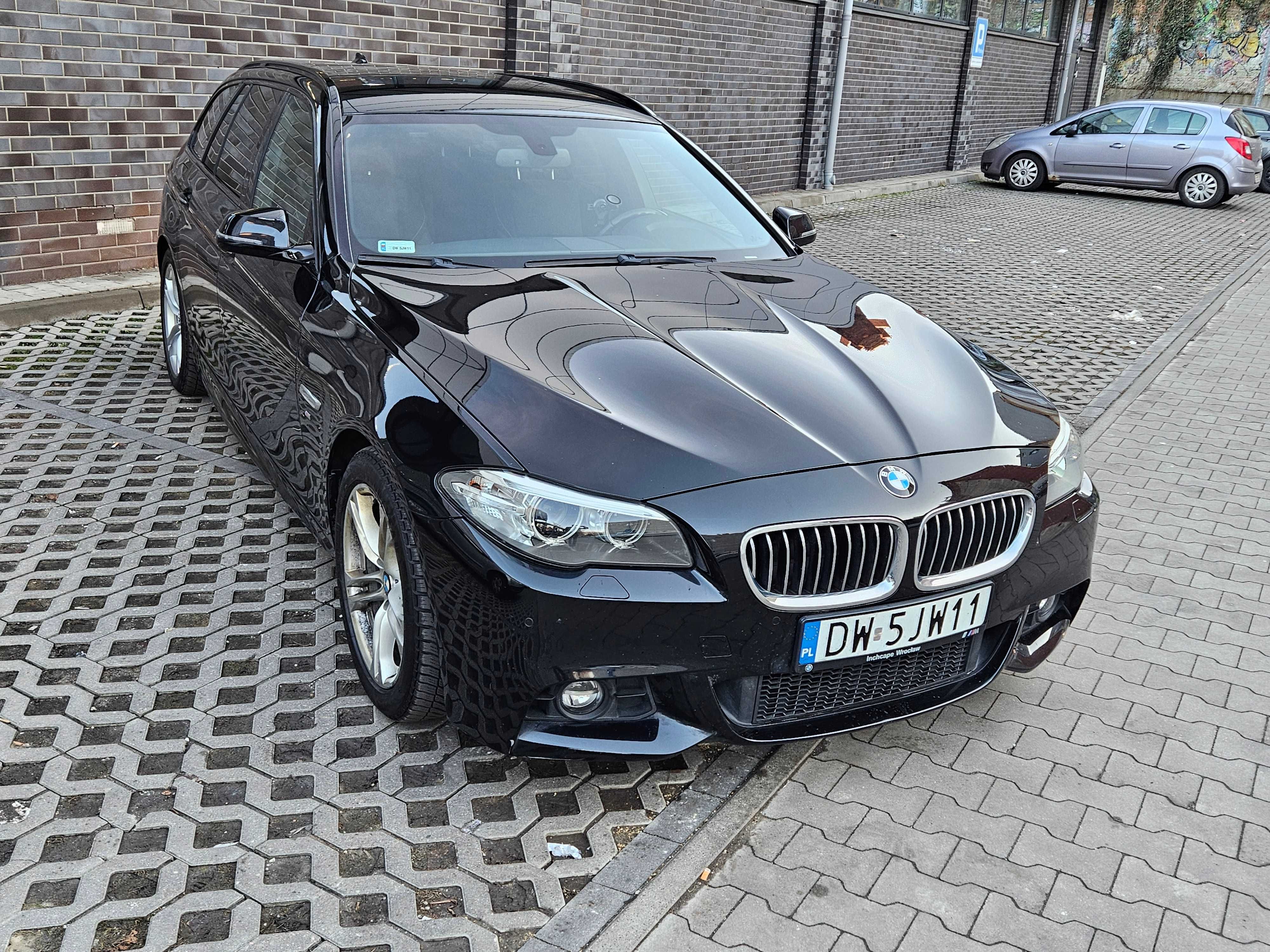 BMW seria 5 F11 2.0d Polski salon, bezwypadkowy, serwisowany m pakiet