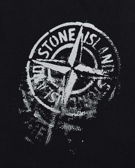 Футболка STONE ISLAND 2RC87 'Reflective One' Print T-shirt Black