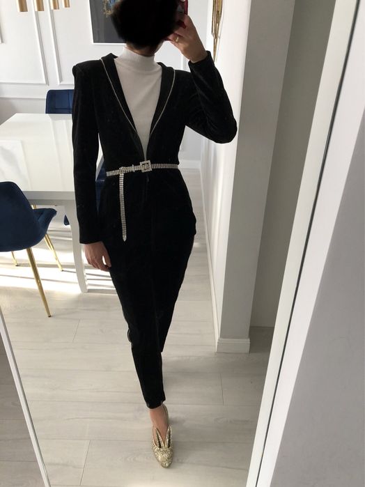 Missguided Welurowy komplet S