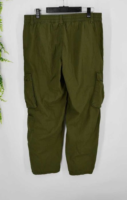 Spodnie bojówki Divided 44 ciemny khaki