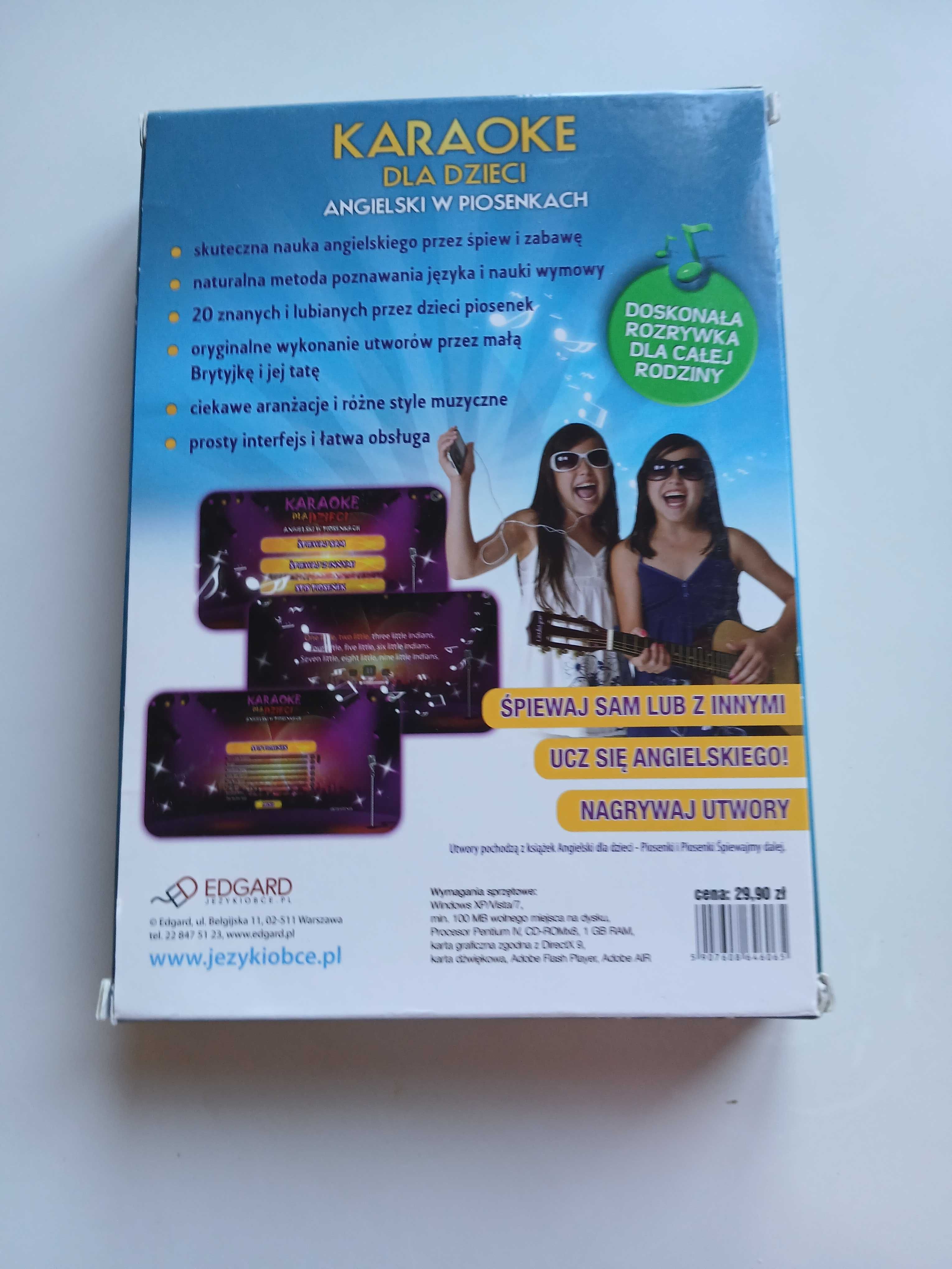 Płyta do karaoke po angielsku
