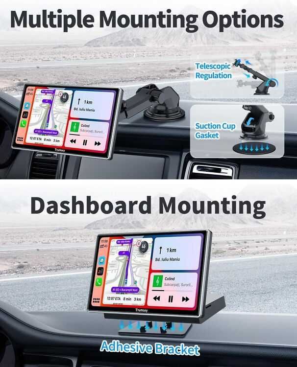 CarPlay Android auto Trumsey T716 авто медіаплеєр