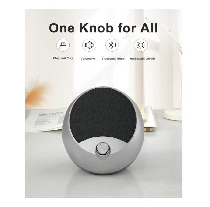 Głośnik Bluetooth USB Szary V6