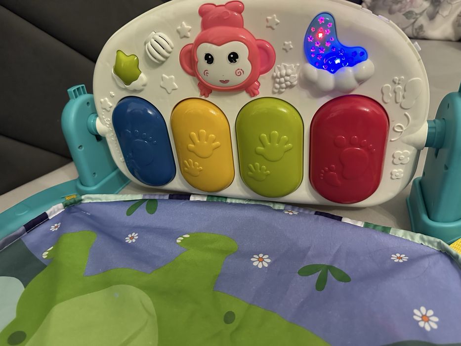 Розвиваючий музичний килимок дитячий