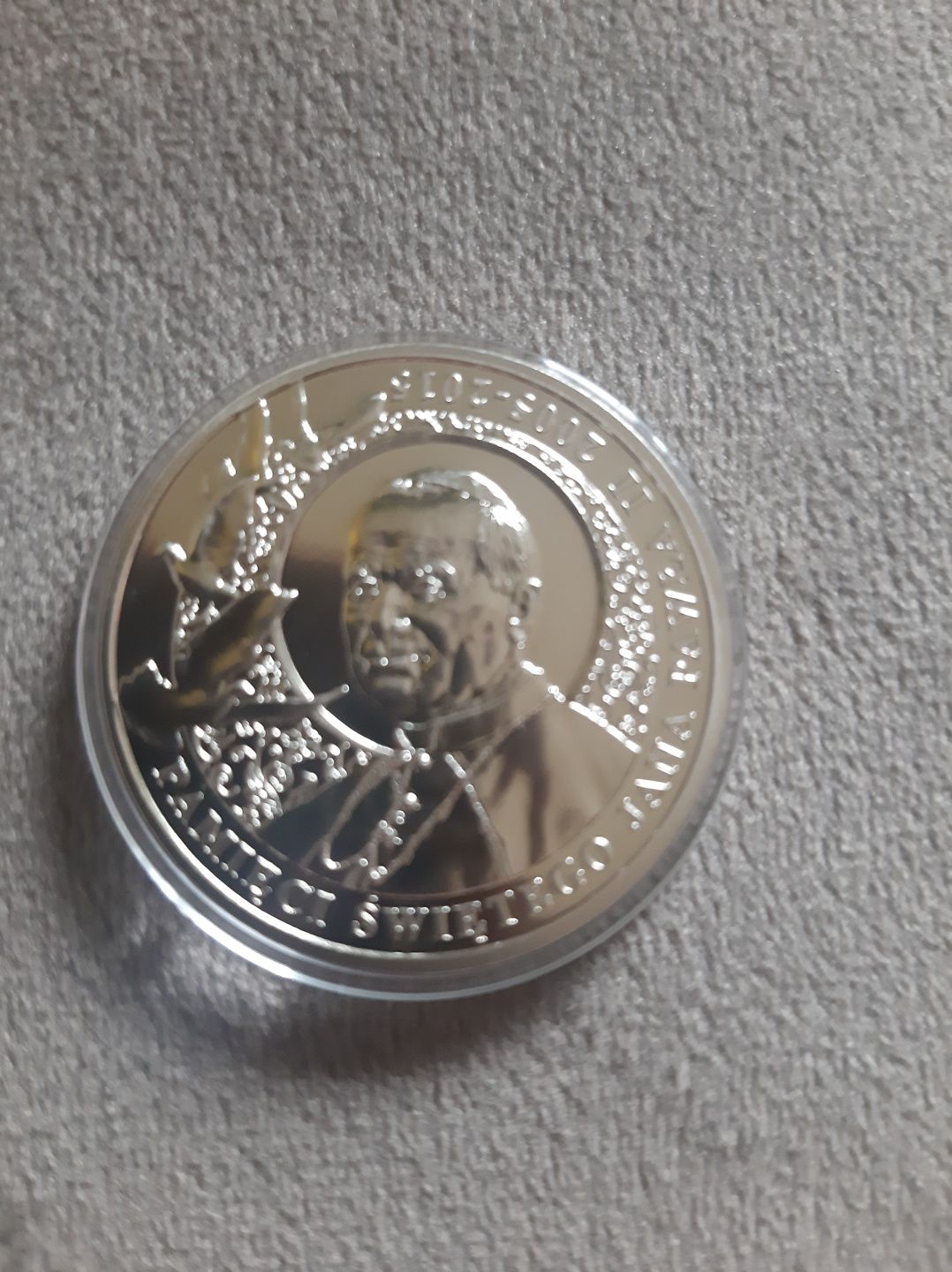Srebrny numizmat Jan Paweł II