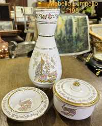 Komplet porcelana ceramika dekoracja wazon cukiernica Neofitou 195