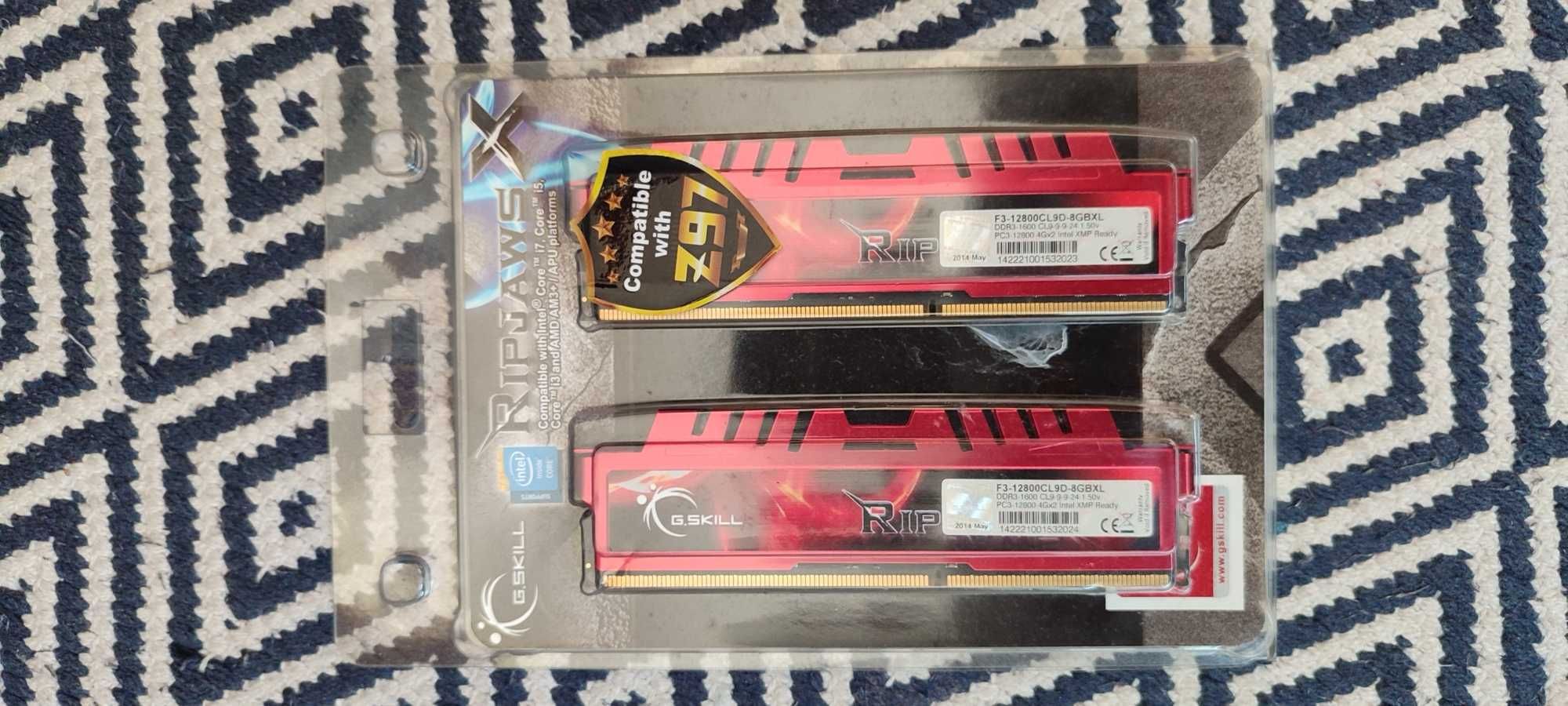 Memória RAM G.Skill Ripjaws X DDR3 8GB (2x4GB) 1600 MHz CL9