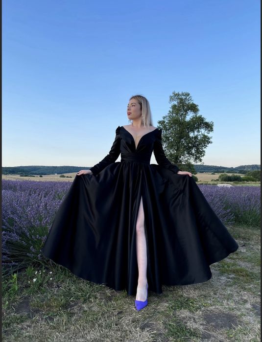 Сукня на випускний вечір подію вечірня атласна