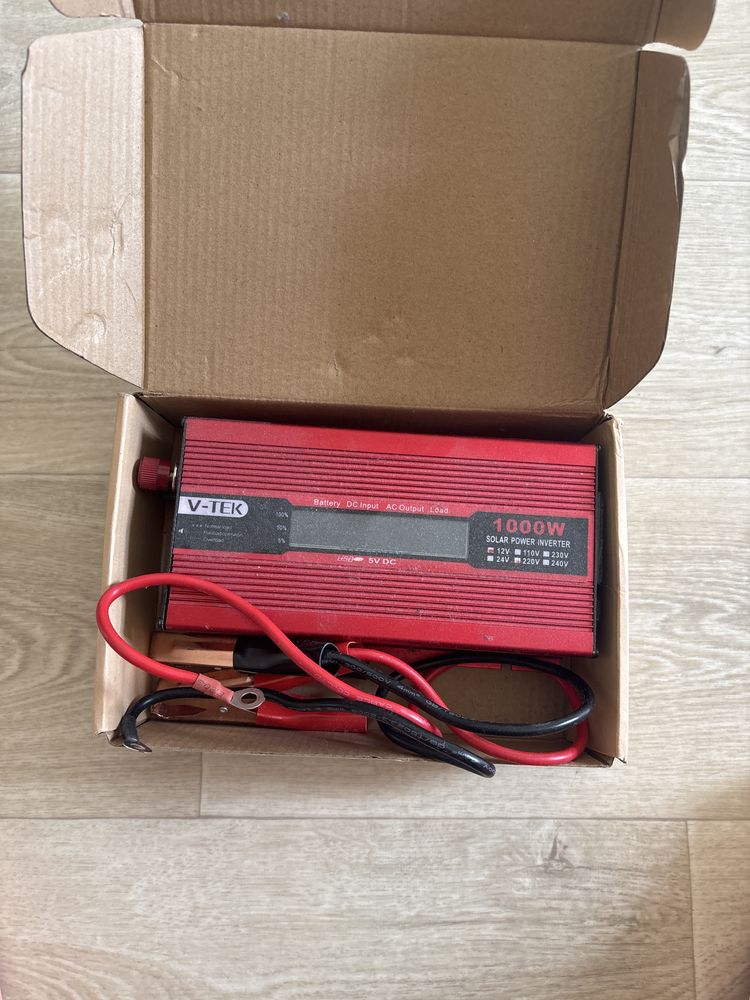Інвертор v-tek 12v 1000w