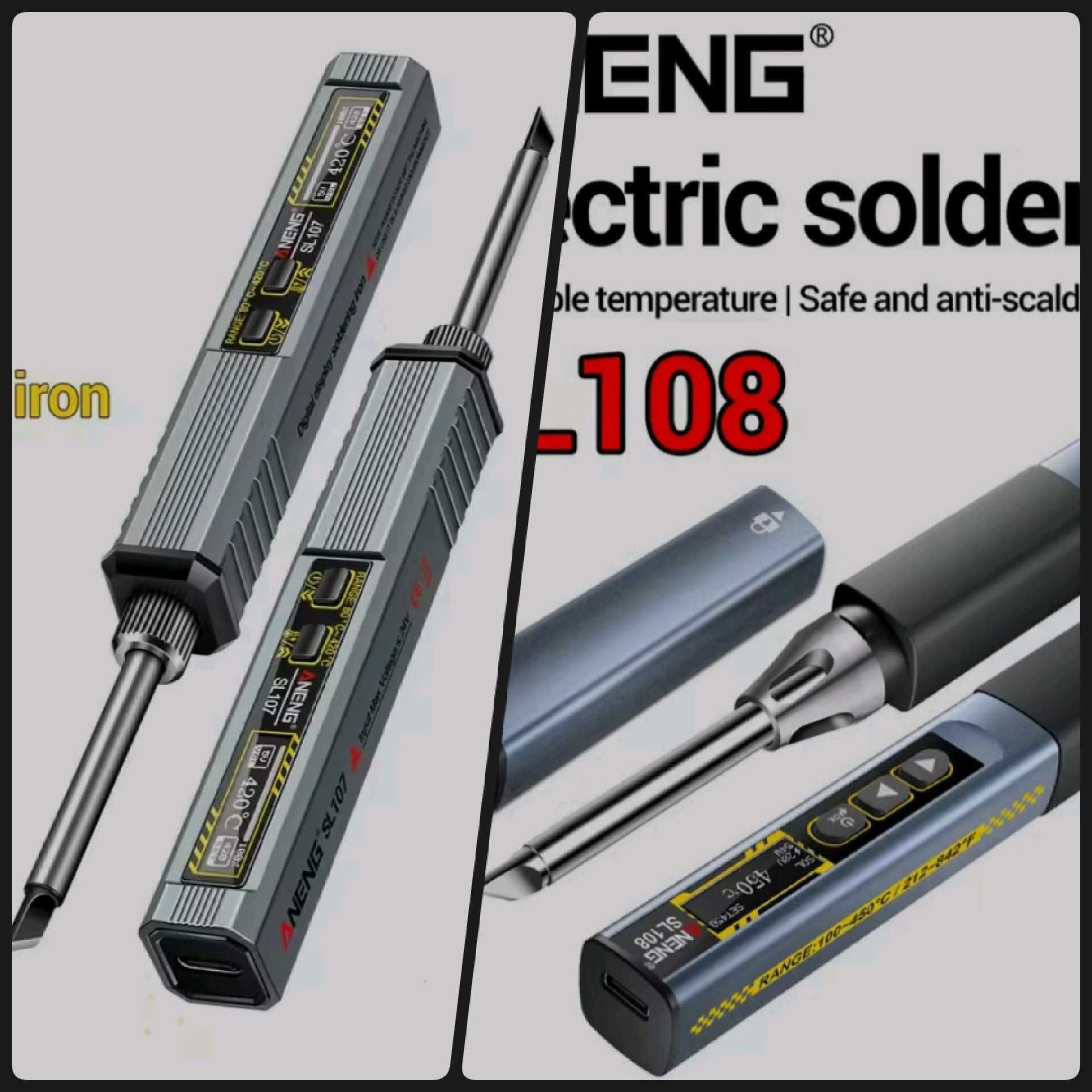 паяльник ANENG SL107 65Вт ANENG SL108 96 Вт   PD/QC