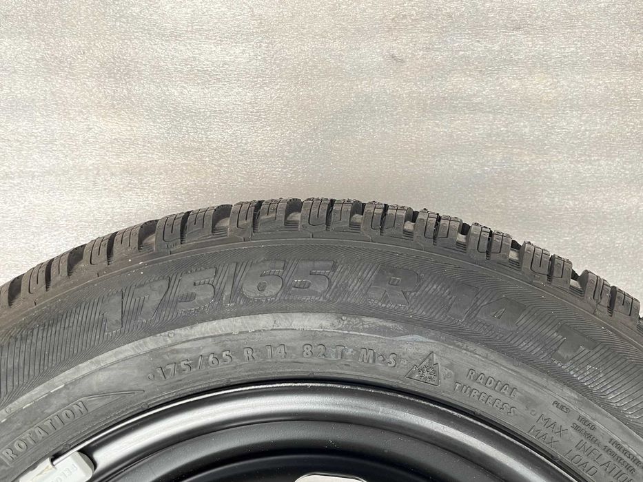 Koła FELGI stalowe 14 Ford Fiesta zimowe Semperit 175/65/14 4x108 DEMO