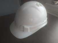 Biały kask ochrony Berner 53-66cm