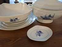 Serviço de jantar porcelana "EVA" semi-usado