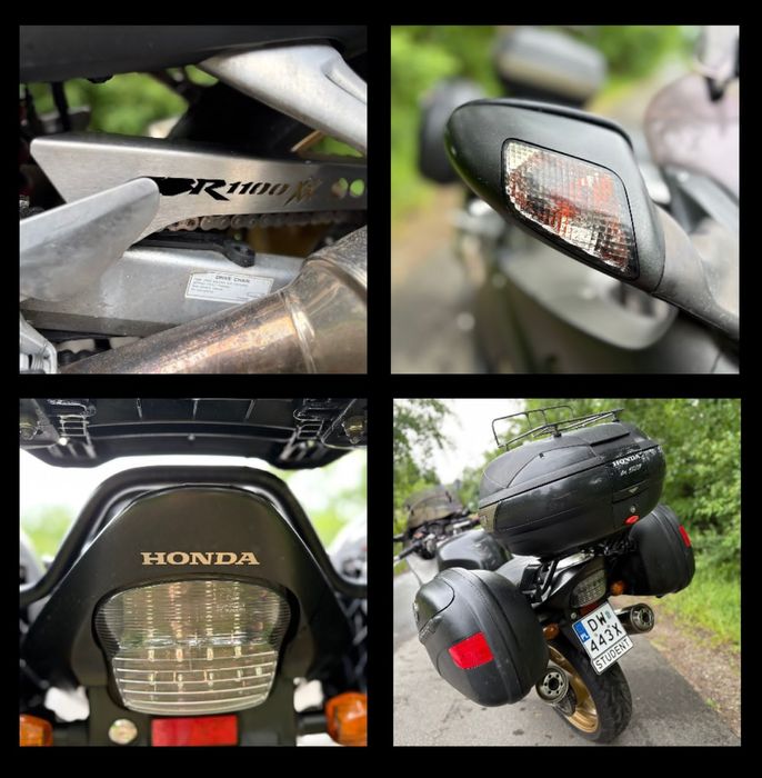 CBR 1100XX 2004r. wtrysk, czarny mat, ubrany.