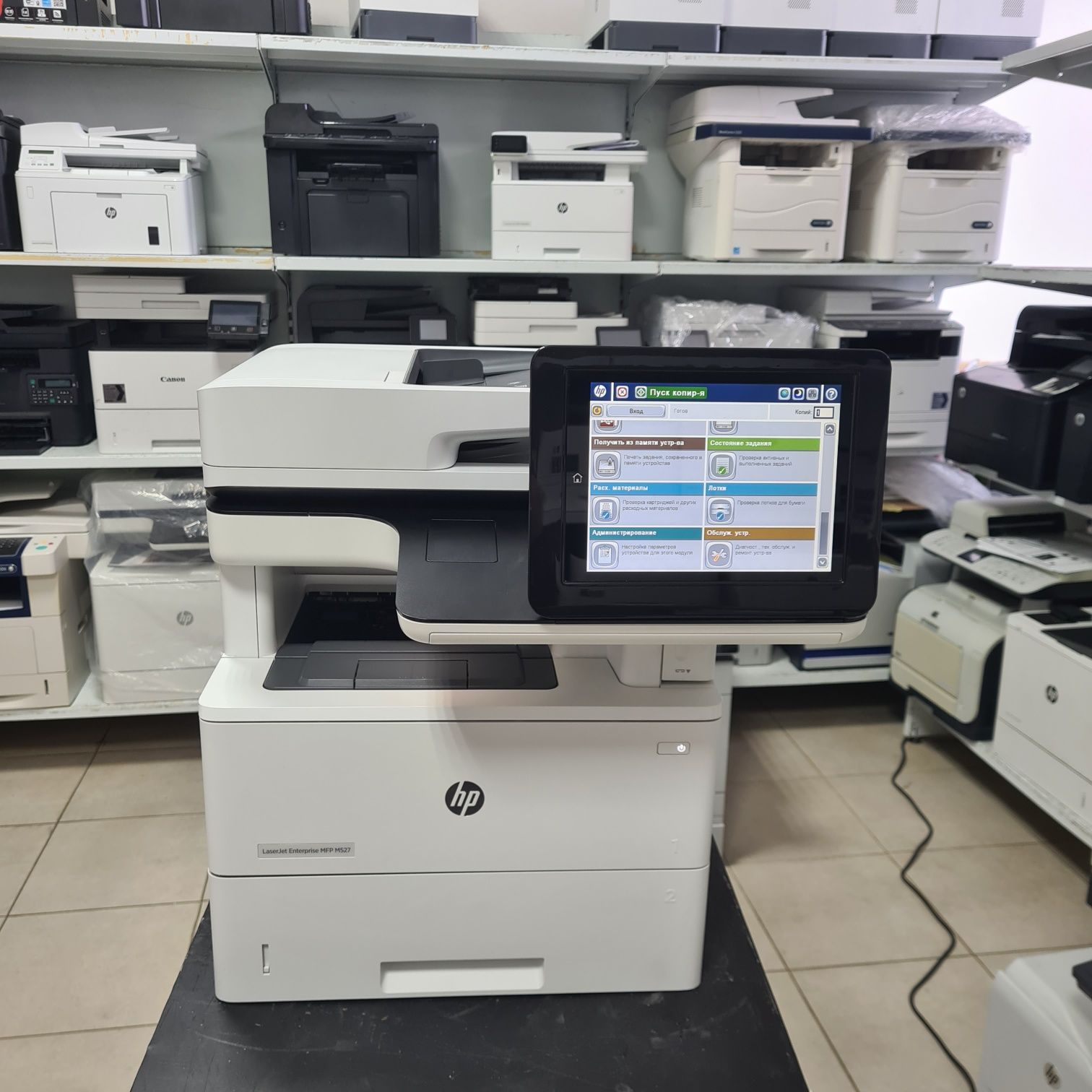 HP LaserJet Enterprise M 527 f. Гарантия