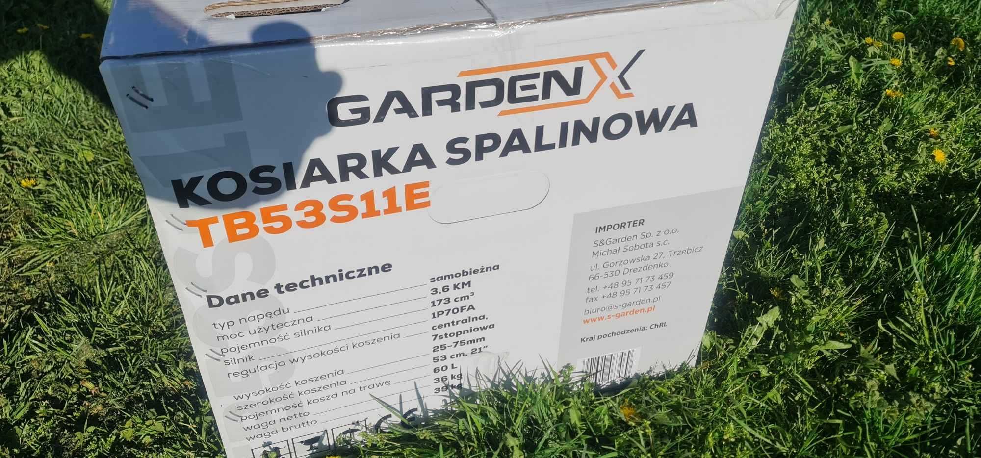 Kosiarka spalinowa NAPĘD NOWA Odpal ROZRUSZNIK Gardenx 173 cm³ szer53