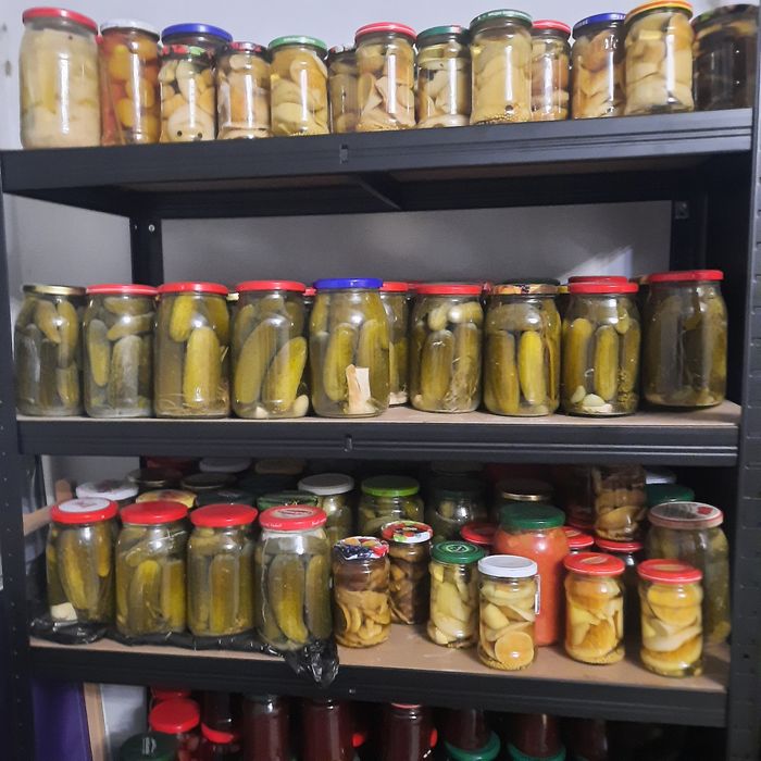 Papryka w miodzie ,ogórki,soki