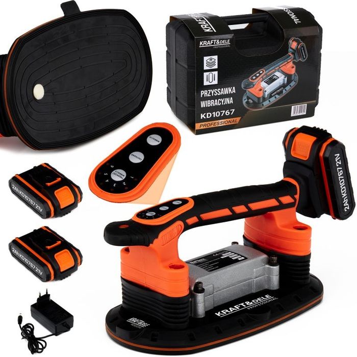 Nowa Akumulatorowa przyssawka wibracyjna 21V 2 aku