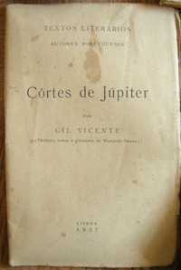 Livro antiguidade "Côrtes de Jupiter" por Gil Vicente 1937