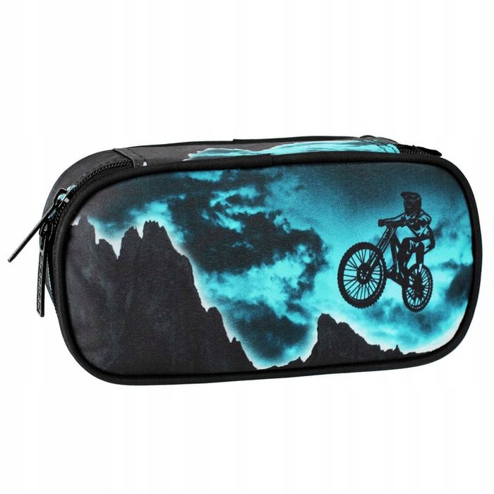 Piórnik Szkolny Saszetka Usztywniana Bike Rower