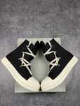 Rick Owens Hexagram Ramones Low Black White