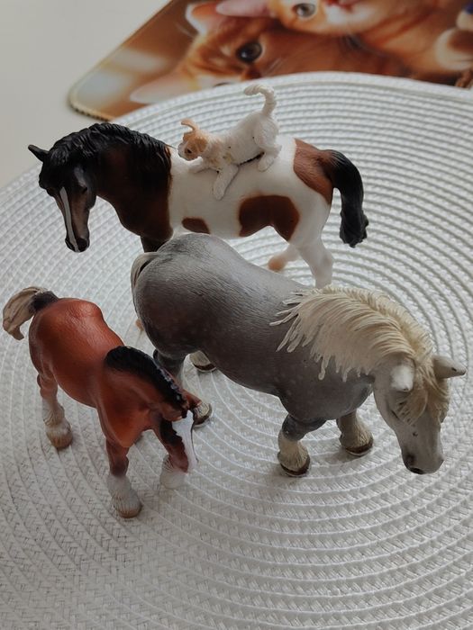 Zestaw trzech koników