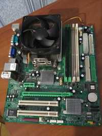 Athlon 64 X2 Dual Core 4600+, Biostar Geforce 6100 AM2, 2 ГБ DDR2 RAM