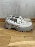 DeeZee śliczne beżowe loafersy super mokasyny r.37